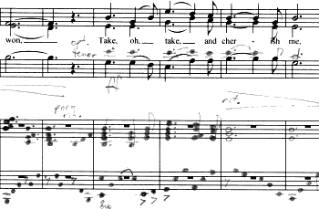 writing the accompaniment, page 2